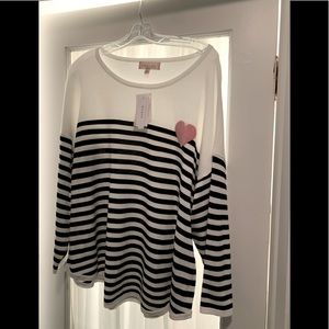 Philosophy Sweater NWT Shirt Tail Hem 3/4LG Sleeve